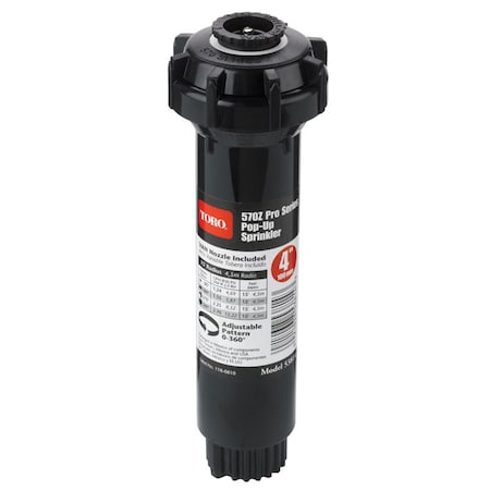 Toro Toro 570Z Pro Series 4 in. H Adjustable Pop-Up Sprinkler 53814